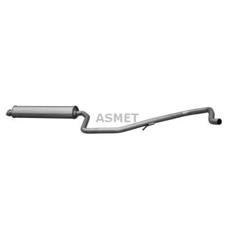Silencieux central ASMET OEM 854301