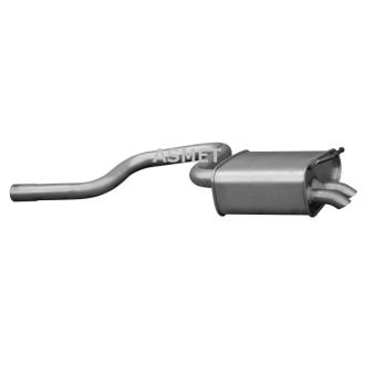 Silencieux arrière ASMET OEM 1380914