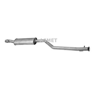 Silencieux central ASMET OEM 1717AH