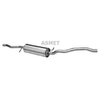 Silencieux central ASMET 19.033 pour FIAT STRADA 1.9 TDI - 110cv Silencieux central ASMET 19.033 pour FIAT STRADA 1.9 TDI - 110cv