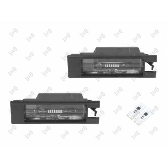 Feu éclaireur de plaque ABAKUS 037-48-905LED pour OPEL CORSA 1.3 CDTI - 90cv