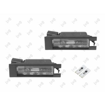 Feu éclaireur de plaque ABAKUS 037-48-905LEDBH pour OPEL CORSA 1.3 CDTI - 90cv