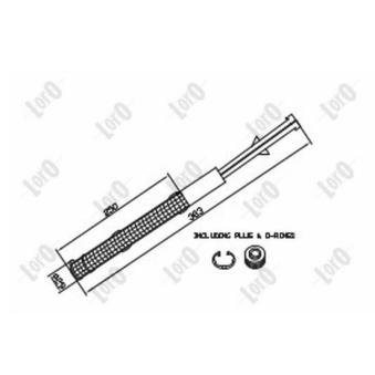 Filtre déshydratant, climatisation ABAKUS [053-021-0004]