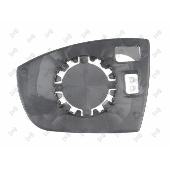 Verre de rétroviseur, rétroviseur extérieur ABAKUS [1225G02]