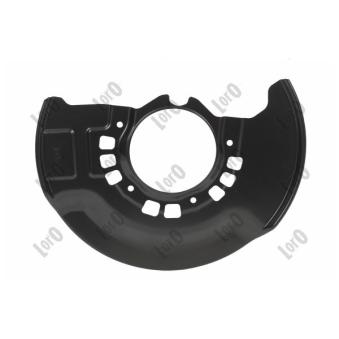 Déflecteur, disque de frein avant gauche ABAKUS [131-07-179]