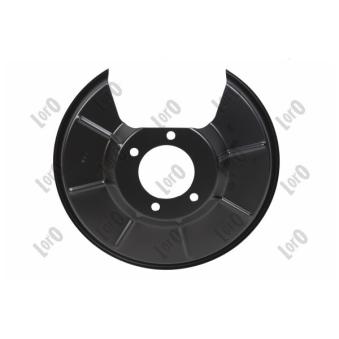 Déflecteur, disque de frein arrière gauche ABAKUS 131-07-621 pour FIAT PANDA 1.6 Ti - 110cv