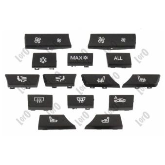 Élément de commande, chauffage/ventilation ABAKUS [135-99-022]