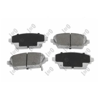 Jeu de 4 plaquettes de frein avant ABAKUS 231-01-183 pour NISSAN PRIMERA 2.2 Di - 126cv