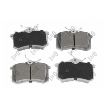 Jeu de 4 plaquettes de frein arrière ABAKUS 231-02-029 pour VOLKSWAGEN GOLF 1.8 - 90cv