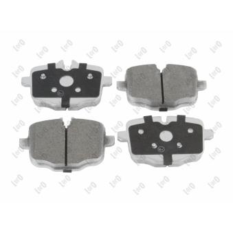 Jeu de 4 plaquettes de frein avant ABAKUS [231-02-170]