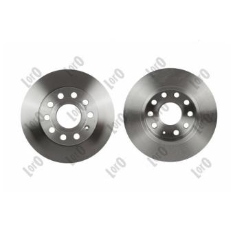 Jeu de 2 disques de frein avant ABAKUS [231-04-008-2]