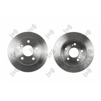 Jeu de 2 disques de frein avant ABAKUS [231-04-017-2]