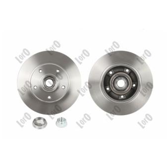 Jeu de 2 disques de frein avant ABAKUS [231-04-024-2]