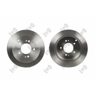 Jeu de 2 disques de frein avant ABAKUS [231-04-027-2]