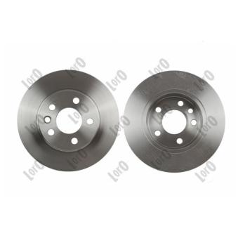 Jeu de 2 disques de frein avant ABAKUS [231-04-031-2]