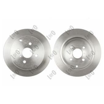 Jeu de 2 disques de frein avant ABAKUS [231-04-049-2]