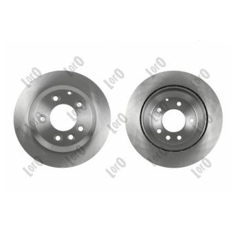 Jeu de 2 disques de frein avant ABAKUS [231-04-076-2]