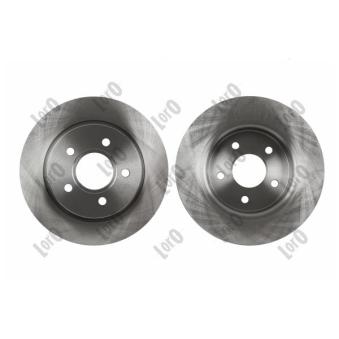 Jeu de 2 disques de frein avant ABAKUS [231-04-079-2]