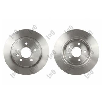 Jeu de 2 disques de frein avant ABAKUS [231-04-087-2]