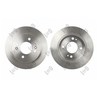 Jeu de 2 disques de frein avant ABAKUS [231-04-089-2]