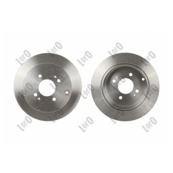 Jeu de 2 disques de frein avant ABAKUS [231-04-090-2]