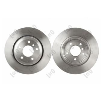 Jeu de 2 disques de frein avant ABAKUS [231-04-107-2]