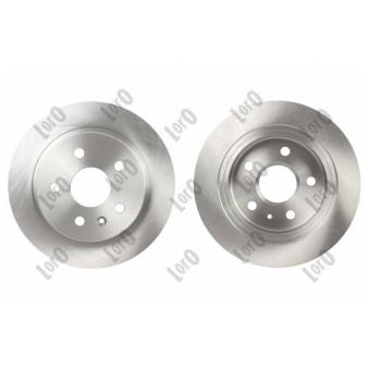 Jeu de 2 disques de frein avant ABAKUS [231-04-112-2]