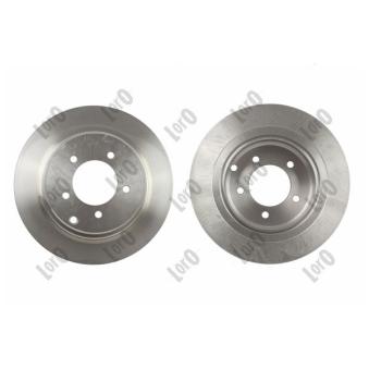 Jeu de 2 disques de frein avant ABAKUS [231-04-123-2]