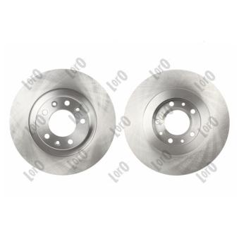 Jeu de 2 disques de frein avant ABAKUS [231-04-161-2]