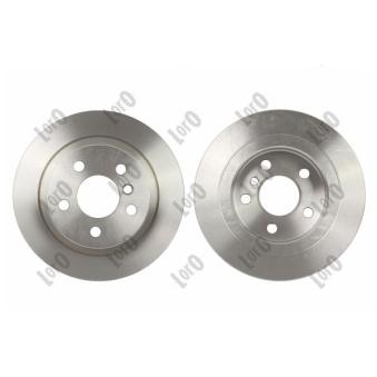 Jeu de 2 disques de frein avant ABAKUS [231-04-163-2]