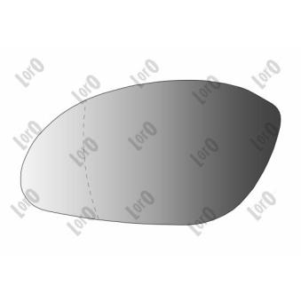 Verre de rétroviseur, rétroviseur extérieur ABAKUS 2821G07
