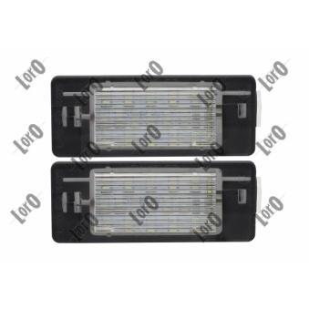 Feu éclaireur de plaque ABAKUS L37-210-0008LED pour CHRYSLER 300 1.8 - 110cv