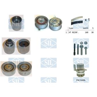 Pompe à eau + kit de courroie de distribution Saleri SIL OEM 2M216K297AA