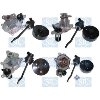 Pompe à eau, refroidissement du moteur Saleri SIL PA1631 pour SEAT ALHAMBRA 330 e - 252cv