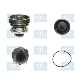 Pompe à eau Saleri SIL PA857 pour PORSCHE BOXSTER 1.6 i - 79cv