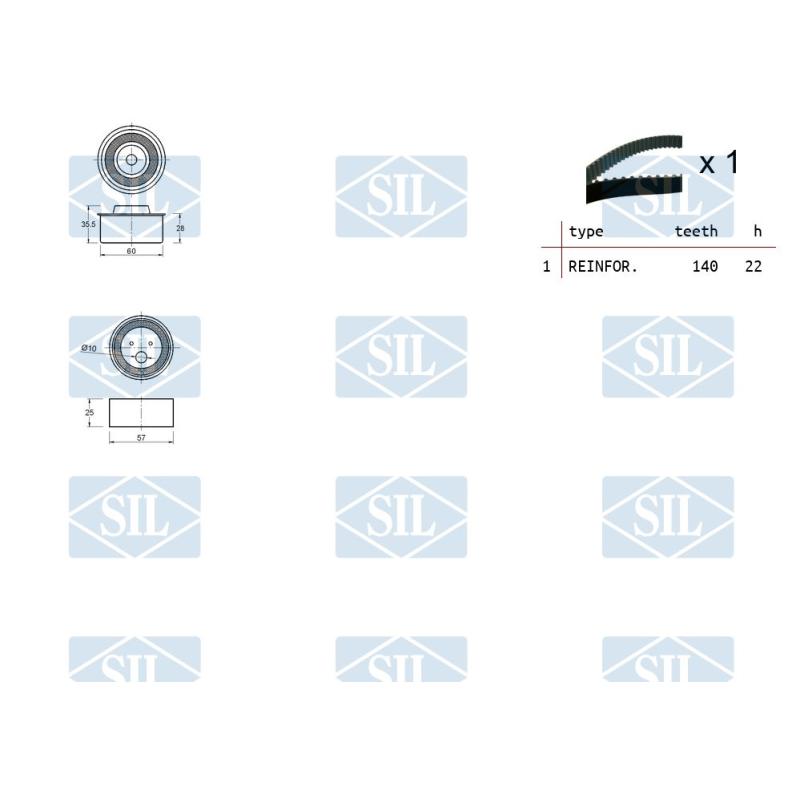 Kit de distribution Saleri SIL TK1487 - Visuel 1