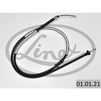Tirette à câble, frein de stationnement LINEX 01.01.21 pour AUDI A1 1.6 JTDM - 105cv