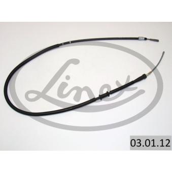 Tirette à câble, frein de stationnement LINEX OEM 8A0609721S
