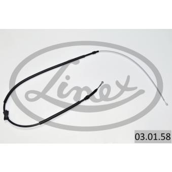 Tirette à câble, frein de stationnement LINEX 03.01.58 pour VOLKSWAGEN BORA 2.0 4motion - 115cv