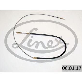 Tirette à câble, frein de stationnement LINEX 06.01.17