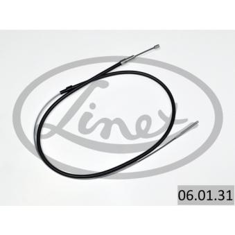 Tirette à câble, frein de stationnement LINEX 06.01.31 pour RENAULT MASTER 520 i - 150cv