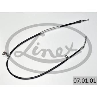 Tirette à câble, frein de stationnement LINEX 07.01.01 pour OPEL ANTARA 2.4 4x4 - 140cv