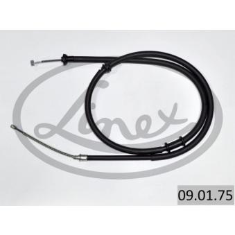 Tirette à câble, frein de stationnement LINEX 09.01.75 pour OPEL KADETT 1.4 - 73cv