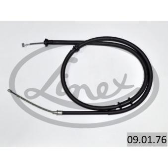 Tirette à câble, frein de stationnement LINEX 09.01.76 pour CITROEN NEMO 1.4 HDI - 68cv