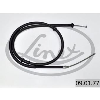 Tirette à câble, frein de stationnement LINEX 09.01.77 pour TOYOTA CELICA 1.4 HDI - 68cv