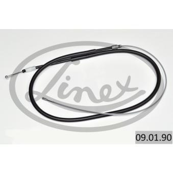 Tirette à câble, frein de stationnement LINEX 09.01.90 pour CITROEN C5 3.0 V6 - 211cv