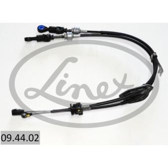 Tirette à câble, boîte de vitesse manuelle LINEX 09.44.02 pour PEUGEOT 107 1.4 HDI - 54cv