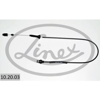 Câble d'accélération LINEX 10.20.03 pour RENAULT LOGAN 1.6 - 105cv