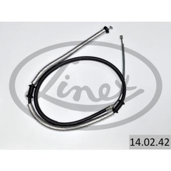 Tirette à câble, frein de stationnement LINEX OEM 46835328