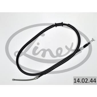 Tirette à câble, frein de stationnement LINEX 14.02.44 pour FIAT SIENA 1.4 - 77cv